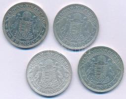 1929-1939. 2P Ag "Madonna" (4xklf) T:XF,VF patina, az egyiken ph
Adamo P7