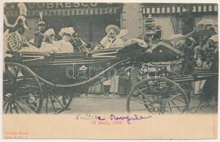 1901 Bucharest, Bukarest, Bucuresti, Bucuresci; 10 Maiu 1899 / Romanian royal family. Colectia Spada Seria A. No. 7. (cut)