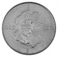 Lapis András (1942-) 1984. "A magyar pénzverés kezdete - Esztergom / 1000-1984" jelzett Ag...