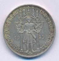 Németország / Weimari Köztársaság 1929E 3M Ag "Meissen 1000 éves" T:XF patina Germany / Weimar Republic 1929E 3 Mark Ag "1000th Anniversary of Meissen" C:XF patina Krause KM#65