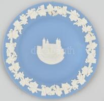 Wedgwood porcelán tányérka, jelzett, eredeti dobozban, leírással. hibátlan. d: 11,5 cm