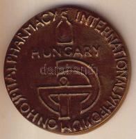 1982. "Kőszeg - Nemzetközi Kórház Gyógyszerészeti Szimpózium" nagyalakú Br plakett T:2