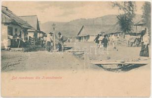 Sat romanesc din Transilvania / Román falu Erdélyben / Romanian village in Transylvania (felületi sérülés / surface damage)