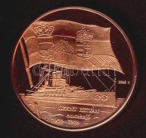 1992. "Wekerle Sándor - Szt.István csatahajó" Br emlékérem T:BU