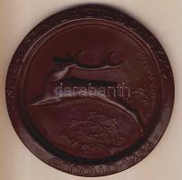 1933. "Cserkész Világtáborozás - Gödöllő" nagyalakú Br plasztika. Szign. Nagy Árpád, későbbi másolat T:2