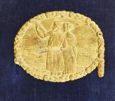 Amerigo Tot (Tóth Imre) (1909-1984): Antik jelenet 1933. Ceruza, papír, jelzett. Régi emlékkönyvbe r...