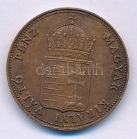 1848KB 1Kr Cu "1998-as jubileumi" utánveret (restrike) T:AU,XF