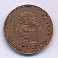 1848KB 1Kr Cu "1998-as jubileumi" utánveret (restrike) T:AU,XF