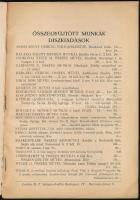 cca 1927 Legjobb könyvek. A szépirodalom és tudományos irodalom köréből. 36. sz. könyvjegyzék. Szerk...