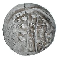 1172-1196. Denár Ag "III. Béla" (0,22g) T:XF,VF Hungary 1172-1196. Denar Ag "Bela III...