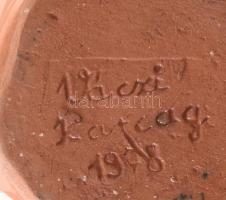 Karcagi feliratos butella, kopással, m: 21 cm