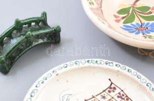 5 darabos retro kerámia tétel, vegyes méret és állapot