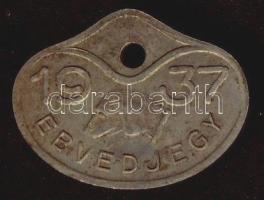 Budapest 1937. Ebvédjegy T:2/3