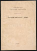 Eperjessy Kálmán: Találkozásom Móra Ferenccel, a régésszel. A szerző, Dr. Eperjessy Kálmán (1893-1976) magyar történész, levéltáros, főiskolai tanár DEDIKÁCIÓJÁVAL. Különlenyomat a Szegedi Pedagógiai Főiskola Évkönyvéből. Szeged, 1957, 27-40 p. Papírkötésben, kissé foltos borítóval.