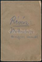 Révész Imre: Magyar tanulók Wittenbergben. Melanchthon haláláig.h.n. é.n. . (2) + 26 p. Korabeli pap...