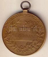 1898. "Signum Memoriae" aranyozott Br katonai érdemérem szalag nélkül T:2