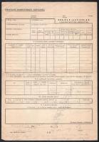 1944. július, M. Kir. Hadiipari Bombakárügyi Bizottságnak címzett hivatalos levél, gépüveg-igénylés ...