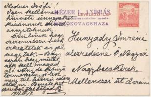 1917 Sztankóc-puszta, Stankovce (Laborcfalva, Laborcz-Volya, Volá); Ferenczy Elek kastélya (nyom nél...