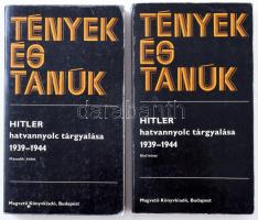 Hitler hatvannyolc tárgyalása 1939-1944. I-II. köt. A bevezető tanulmányt írta, a dokumentumokat válogatta, és a jegyzeteket készítette: Ránki György. Ford.: Soltész Gáspár. Tények és Tanúk. Bp.,1983., Magvető. Kiadói papírkötés, kissé kopott borítóval.