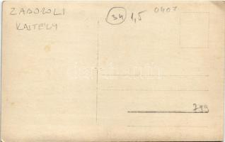 Zaborol, Saborol (Lutsk, Volyn Oblast); kastély katonákkal / Charnetskyi castle with soldiers, photo...