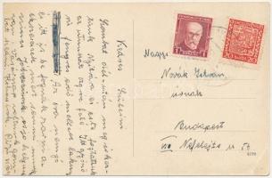 Nagyugróc, Velké Uherce; Celkovy pohlad, hrad, Hlavná ulica / Thonet kastély, látkép, Fő utca / cast...