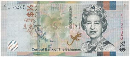 Bahamák 2019. 1/2D (50c) T:UNC  Bahamas 2019. 1/2 Dollar (50 Cents) C:UNC