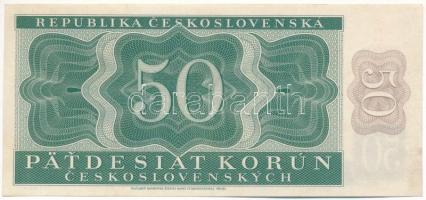 Csehszlovákia 1950. 50K T:AU 
Czechoslovakia 1950. 50 Korun C:AU 
Krause P#71a