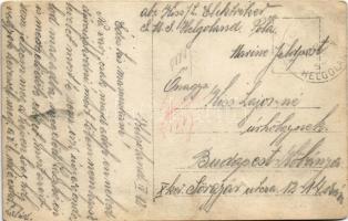 1915 SMS Helgoland az Osztrák-Magyar Haditengerészet Helgoland-osztályú gyorscirkáló teljes legénysé...