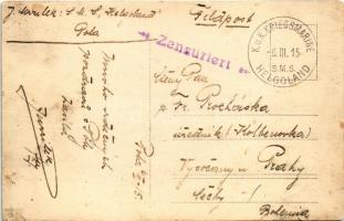 1915 SMS Helgoland az Osztrák-Magyar Haditengerészet Helgoland-osztályú gyorscirkáló matrózai ebédid...