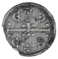 1141-1162. Denár Ag "II. Géza" (0,17g) T:XF kis kitörés Hungary 1141-1162. Denar Ag "...