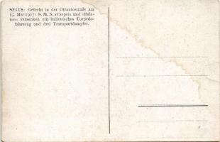 Gefecht in der Otrantostraße am 15. Mai 1917: SMS Csepel und Balaton versenken ein italienisches Tor...