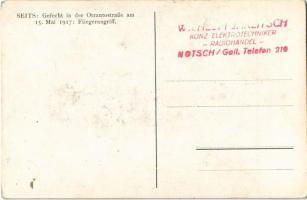 Gefecht in der Otrantostraße am 15. Mai 1917. Fliegerangriff - K.u.K. Kriegsmarine / Ütközet az Otra...