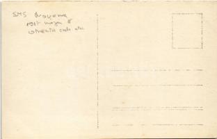 1917 SMS NOVARA cs. és kir. haditengerészet Helgoland-osztályú gyorscirkáló fedélzete az otrantó-i ü...