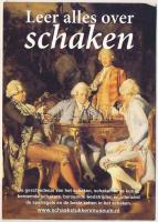 Leer alles over schaken / Modern Dutch chess advertisement (non PC) (EK)