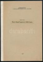 Fabó Irma: Barsi József laptervei 1848 őszén. Különlenyomat a Magyar Könyvszemle 1977. 4. számából. H.n., 1977, Petőfi Nyomda. 325-334 p. Kiadói papírkötés, megerősített gerinccel