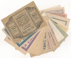 Ausztria 1920. 15db-os vegyes osztrák szükségpénz tétel T:UNC-XF 
Austria 1920. 15pcs of mixed aust...