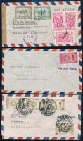 Venezuela 1950-es évek 54 db légi levél, közte pár előlap Ausztriába / 54 airmail covers (with a few cover fronts) to Austria from the 1950s