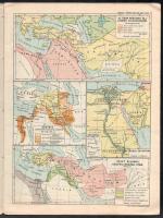 cca 1930 Barthos - Kurucz: Történelmi atlasz polgári iskolák számára. Bp., M. Kir. Honvéd Térképésze...