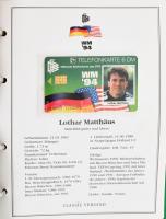 1994 WM '94 - Offizielle Telefonkarten-Collection des DFB / A német labdarúgó-szövetség hivatal...