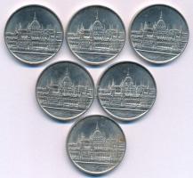 1994. "Első választó" kétoldalas fém emlékérem (25mm) (6x) T:AU,XF