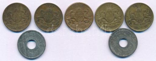 1933. "BSZKRT (Budapest Székesfővárosi Közlekedési Részvénytársaság) Kisszakaszjegy" Cu kö...