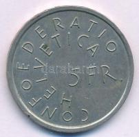 Svájc 1975. 5Fr Cu-Ni "Európai Műemlékvédelmi Év" T:AU patina Switzerland 1975. 5 Francs C...