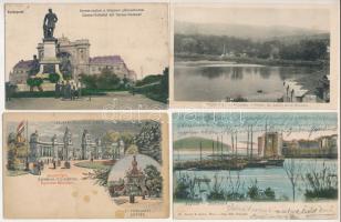 30 db RÉGI magyar és történelmi magyar város képeslap / 30 pre-1945 Hungarian and Historical Hungarian town-view postcards