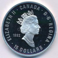 Kanada 1992. 15$ Ag "Az Olimpiai Játékok 100. évfordulója" T:PP
Canada 1992. 15 Dollars A...