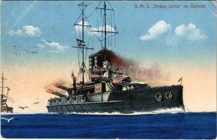 1916 SMS Viribus Unitis az Osztrák-Magyar Haditengerészet Tegetthoff-osztályú csatahajója / K.u.K. Kriegsmarine / WWI Austro-Hungarian Navy Tegetthoff-class battleship (EK)