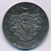 Fritz Mihály (1947-) 1995. "Szeged" Ag emlékérem peremen "SZG" jelzéssel (36,57g...