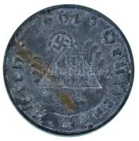 Német Harmadik Birodalom 1941A 10pf Zn felülbélyegzéssel T:VF oxidáció
German Third Reich 1941A 10 ...