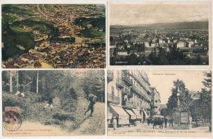 22 db RÉGI külföldi város képeslap vegyes minőségben / 22 pre-1945 European town-view postcards