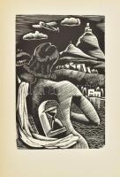 Szabó Lőrinc: Reggeltől estig. Egy repülőutazás emléke. Molnár C. Pál fametszeteivel. Bp.,1937, Magy...