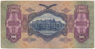 1930. 100P "Ha Isten velünk, ki ellenünk? - Millennium 2000" felülbélyegzéssel T:F